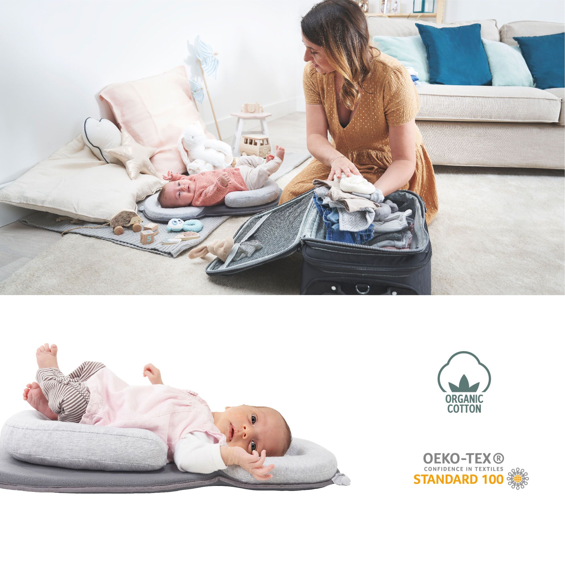 Babymoov Babylounger Cosydream Original – Smokey - Babynest - MamaMilla