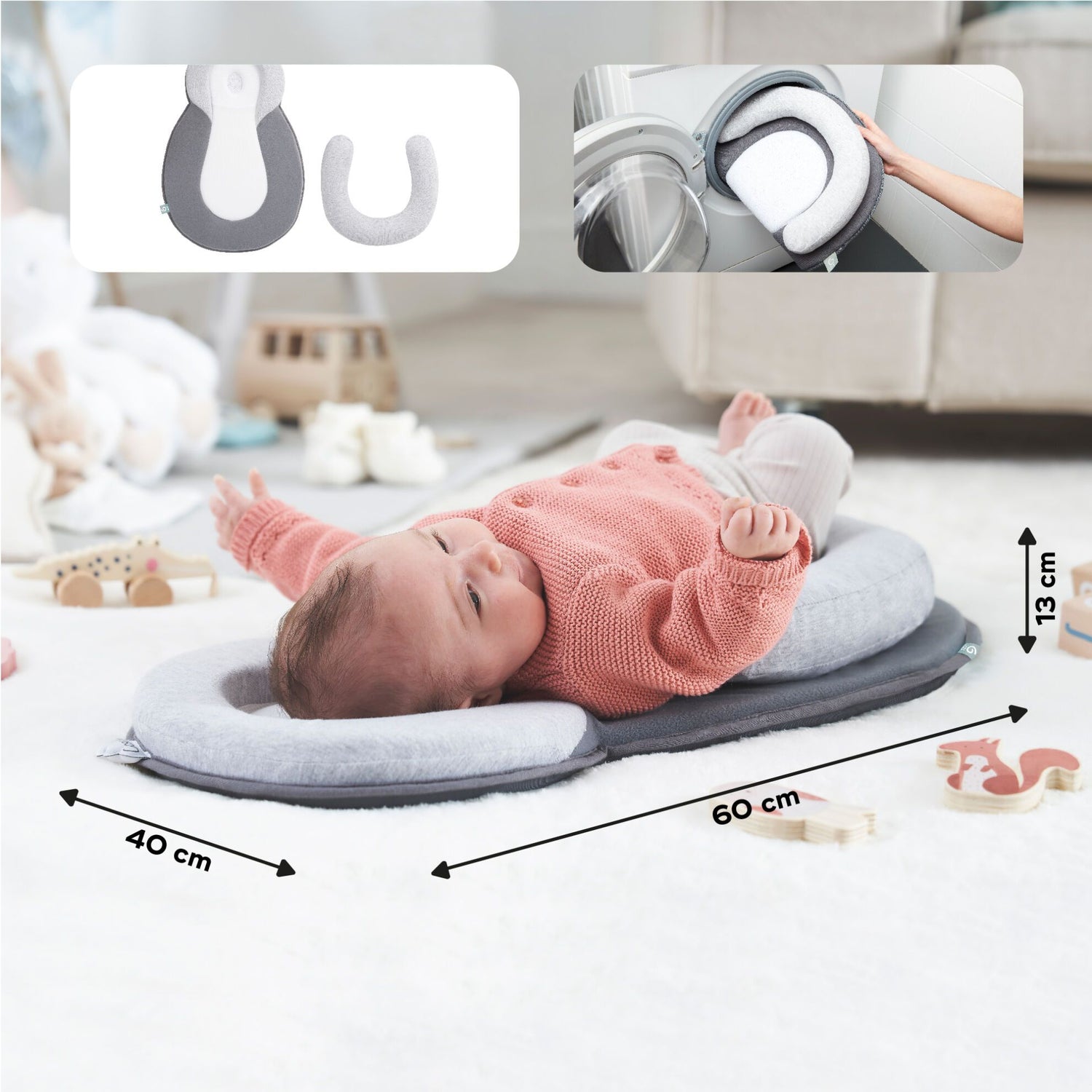 Babymoov Babylounger Cosydream Original – Smokey - Babynest - MamaMilla