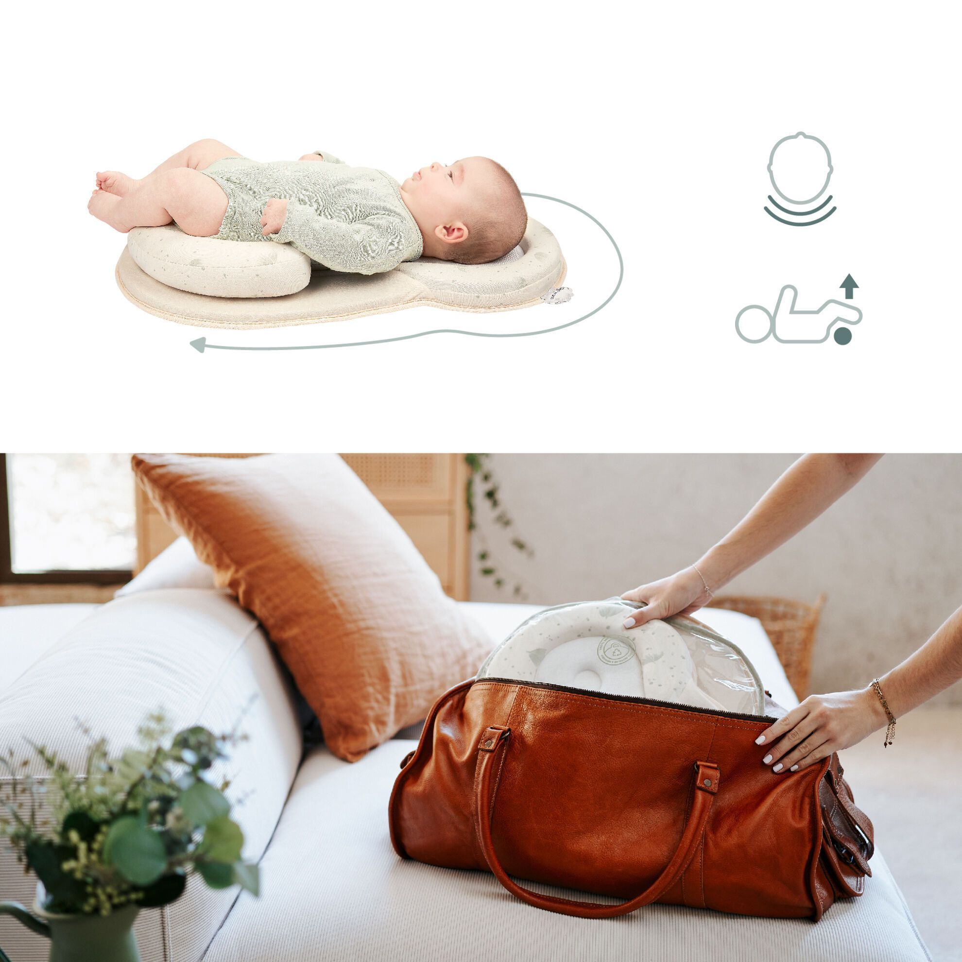 Babymoov Babylounger Cosydream Original – Fresh Off White - Babynest - MamaMilla