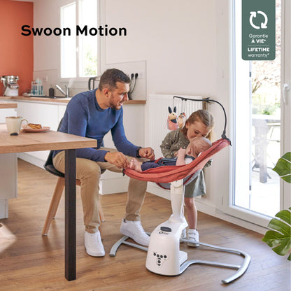 Babymoov Swoon Motion Skråstol – Terracotta - Skråstol - MamaMilla