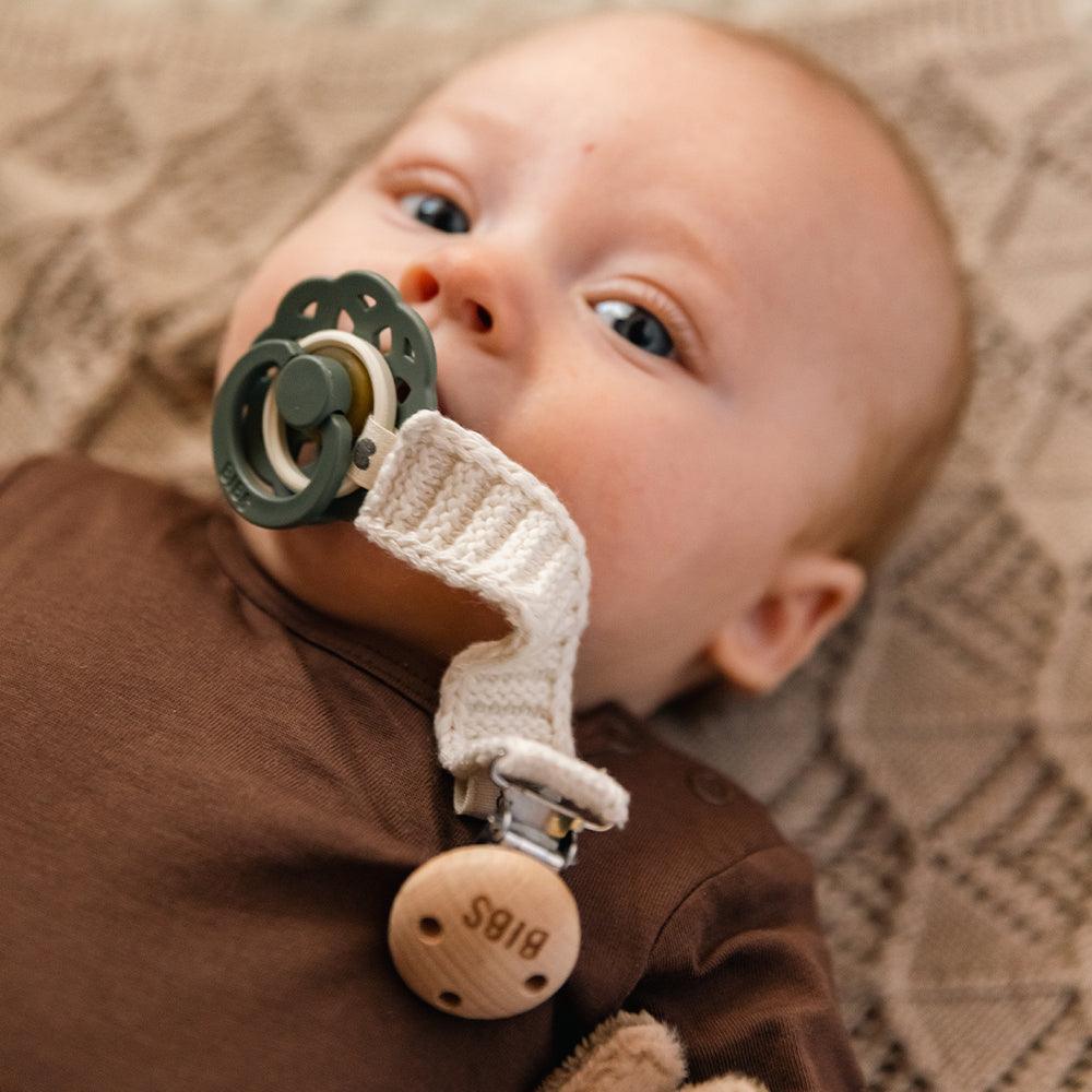 BIBS Hæklet suttesnor "Vanilla" - MamaMilla