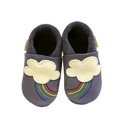 Baobaby Klassisk Babysko - Rainbow M - - MamaMilla