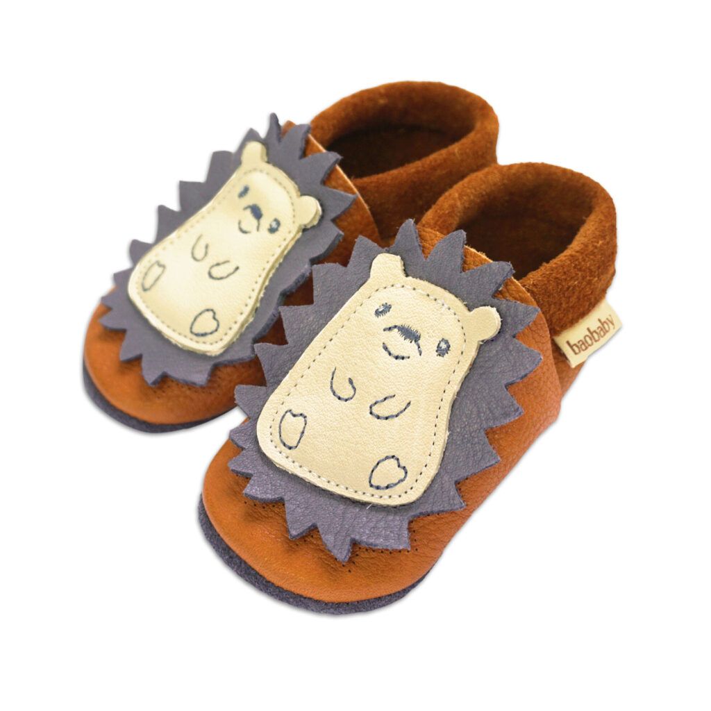 Baobaby Klassisk Babysko - Spikey Curry XL - - MamaMilla