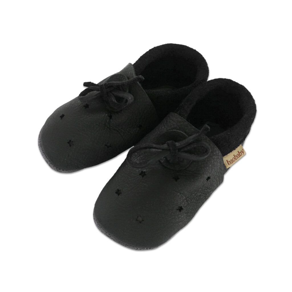 Baobaby Sandaler - Stars Black XS - - MamaMilla