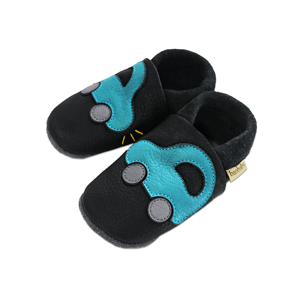 Baobaby Klassisk Babysko - Buggy Black S - - MamaMilla