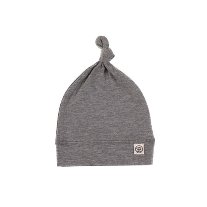 Cloby UV Knot Hat - Stone Grey 62/68 - - MamaMilla