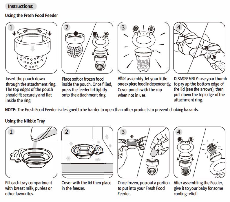 Haakaa Food Feeder - Lavender - Madsut / food feeder - MamaMilla