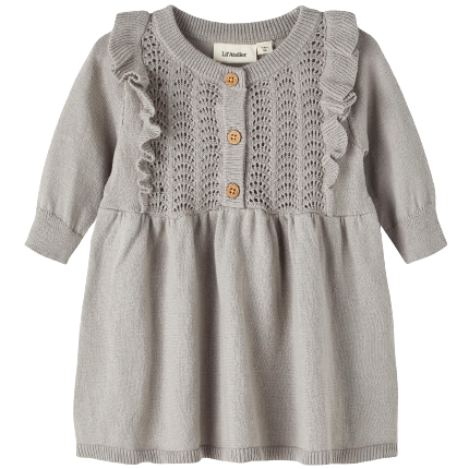 Lil' Atelier kjole med lange ærmer - Flara - Wet weather - Kjole - MamaMilla