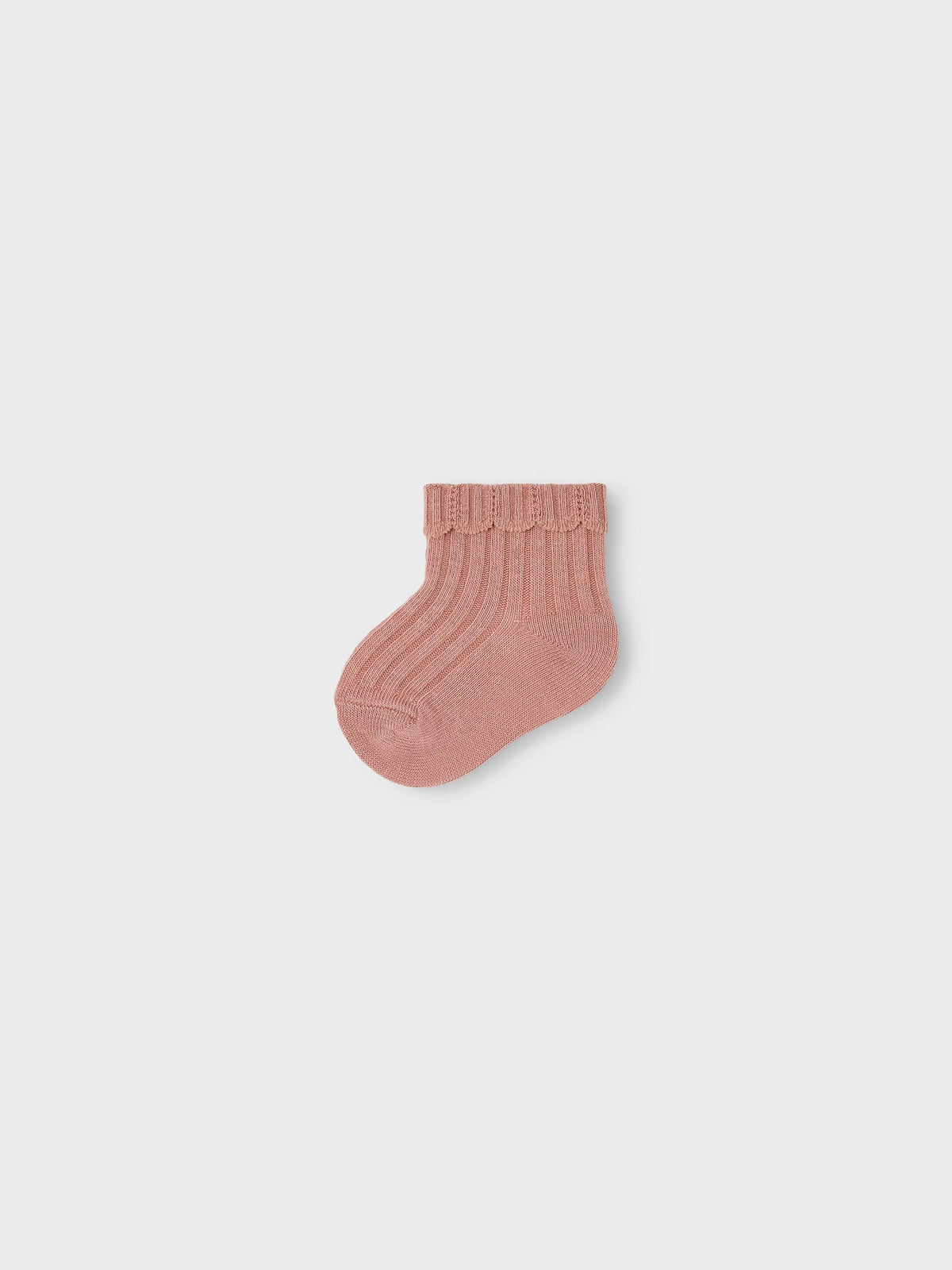 Name it sokker med tungekant - Nobine - Light Mahogany - sokker - MamaMilla