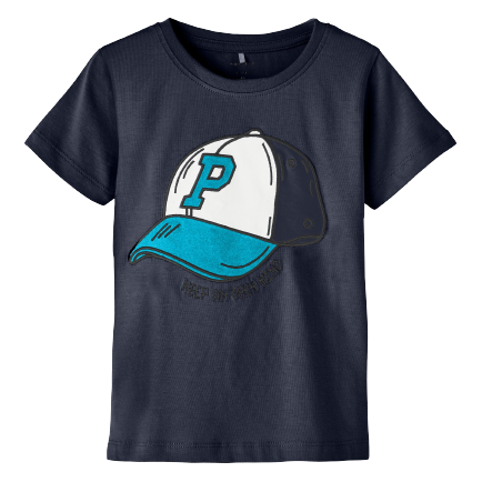 Name it t-shirt - Kirk - Kasket - Dark Sapphire - t-shirt - MamaMilla