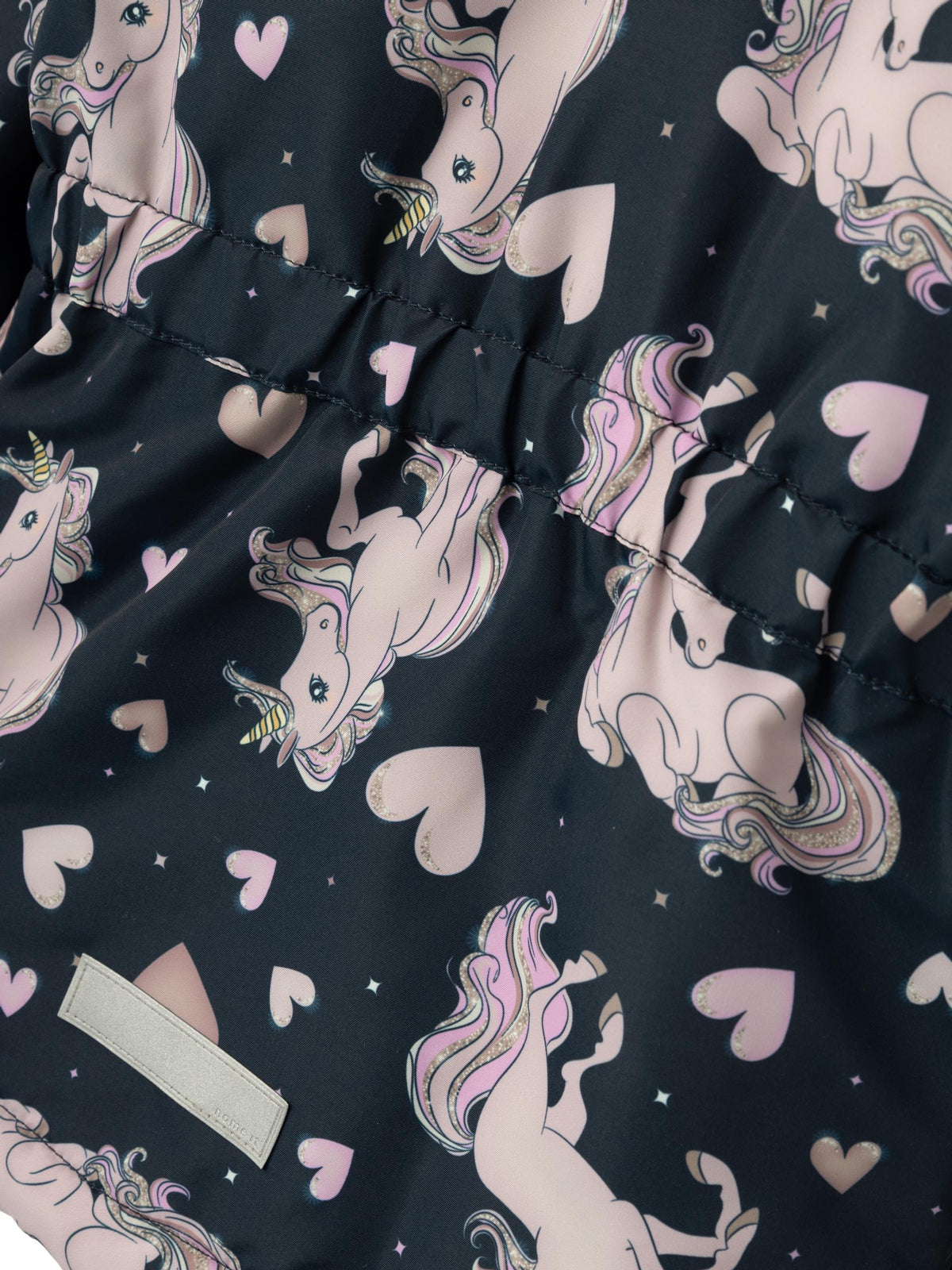 Name it vinterjakke med enhjørningen - Dark Navy - Jakke - MamaMilla