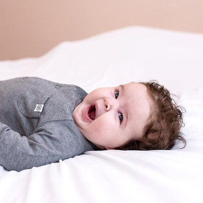 Cloby UV Playsuit - Stone Grey 62/68 - - MamaMilla