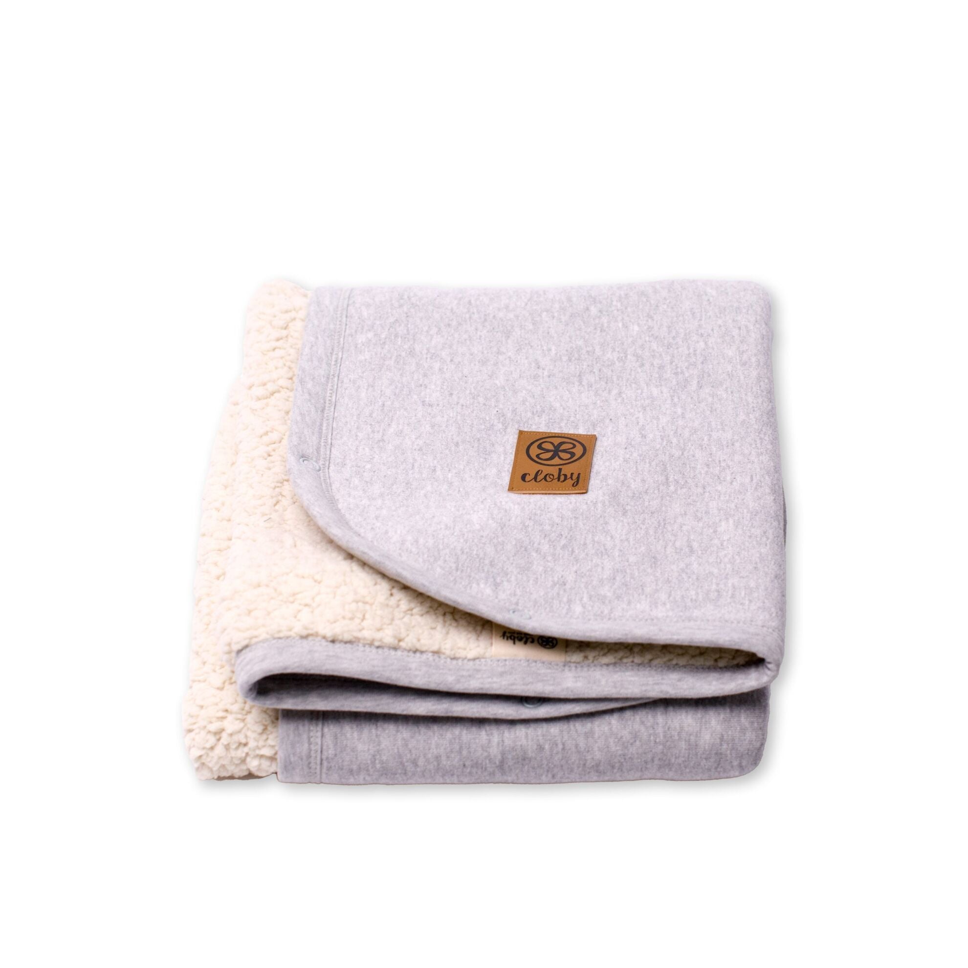 Cloby Teddy Blanket -Grey - - MamaMilla