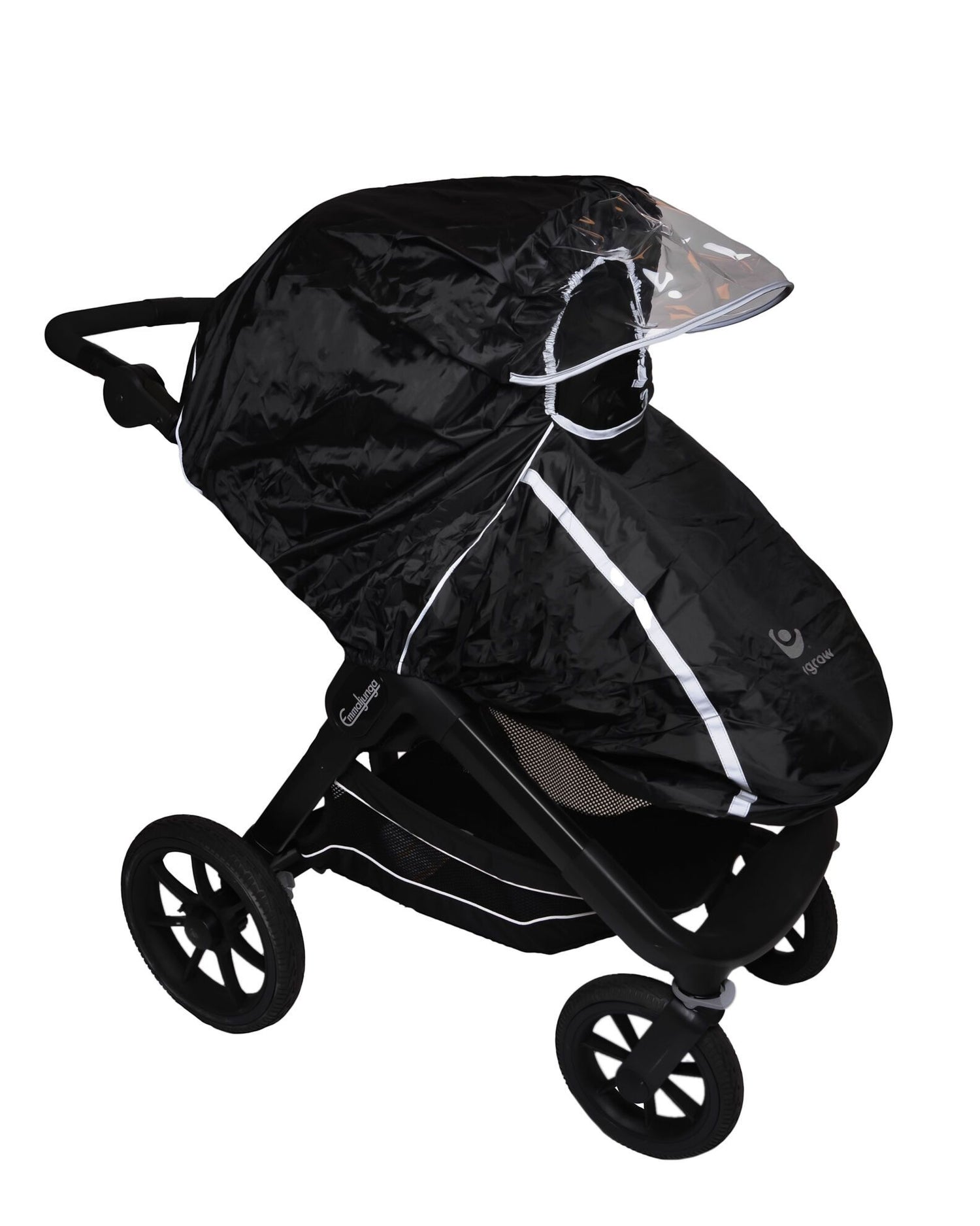 Easygrow Raincover Black - Regnslag singlevogn - MamaMilla