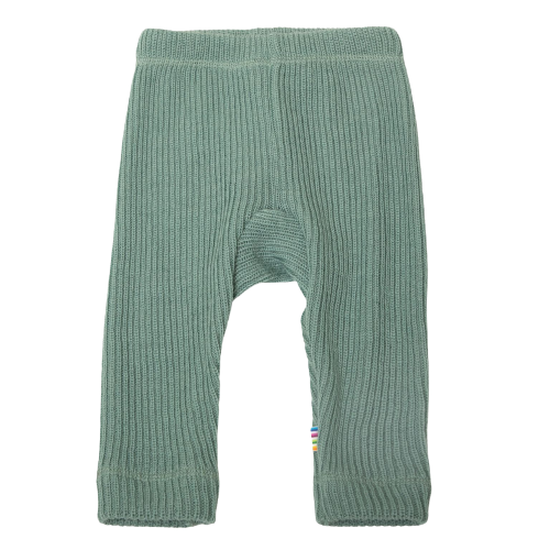 Joha leggings i tyk rib - Uld - Mint - Leggings - MamaMilla