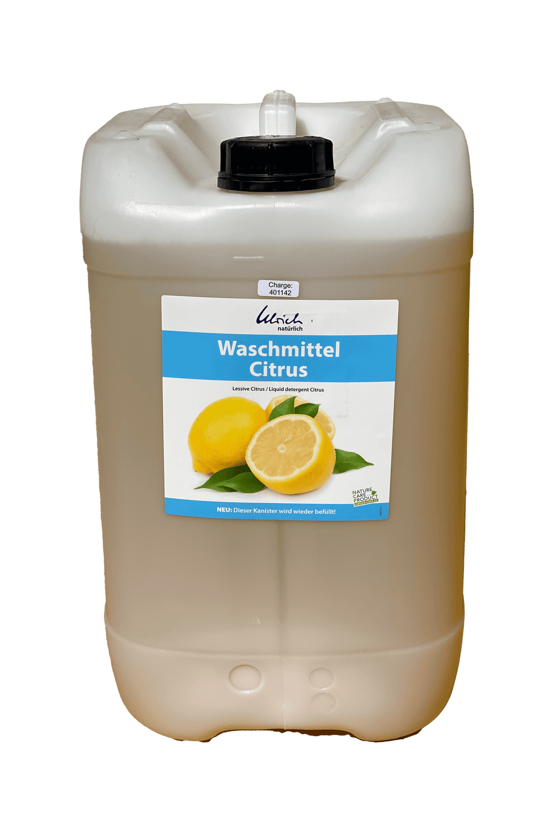 Ulrich Natürlich opvaskemiddel med afkalker - citrusduft - 25 L - Opvaskemiddel - MamaMilla