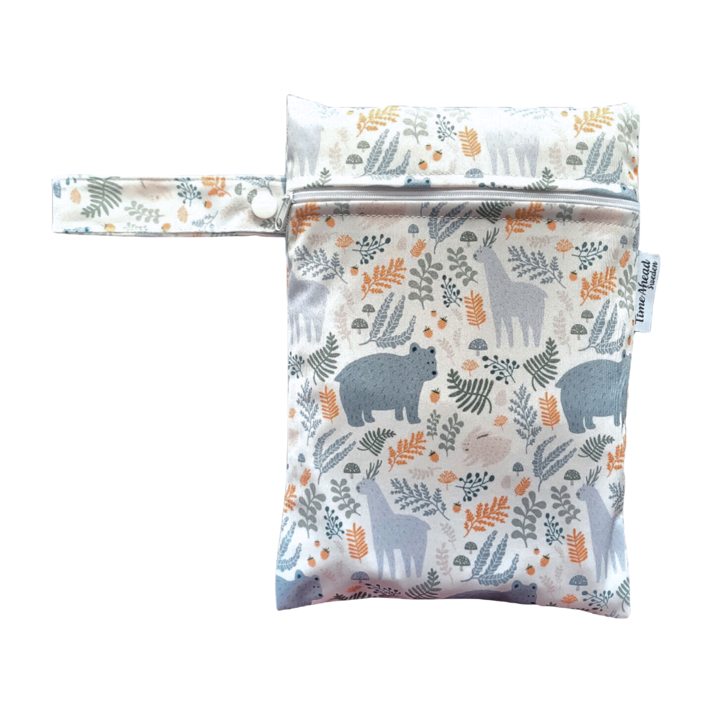 The Swedish Forest | Small wetbag: Humleblomster grön - - MamaMilla