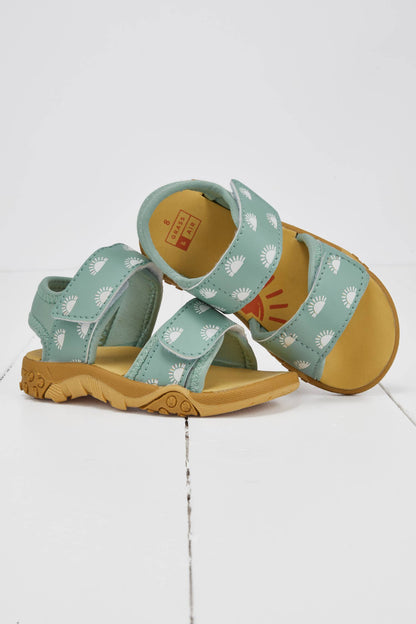 Grass &amp; Air pistacie sandaler detaljer