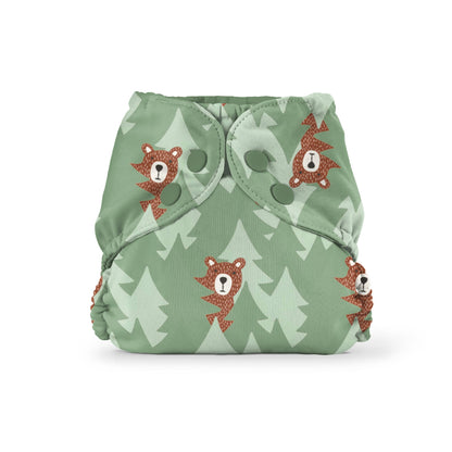 Outer (+ Swim Diaper): Winter Water Factory Wild Cats / Size 2 (18-35 lbs) - - MamaMilla