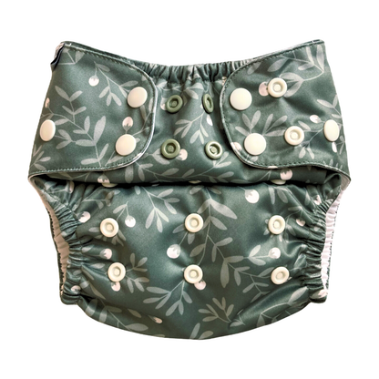 The Swedish Forest | Pocket Diaper | Slim 3-15kg: Dalahjortron / No inserts - - MamaMilla