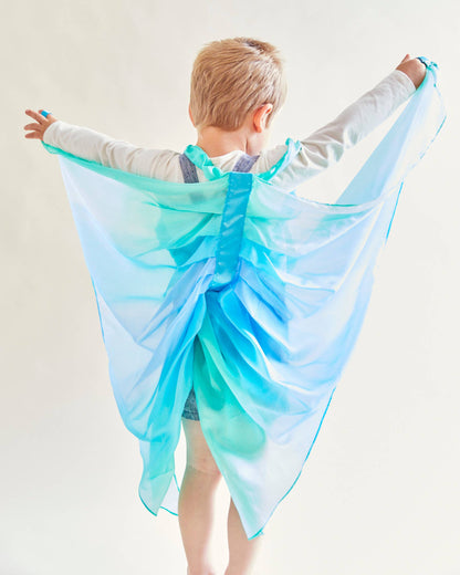 Sarahs Silk Silk Sea Wings - for Fairy Dress-Up Play - - MamaMilla
