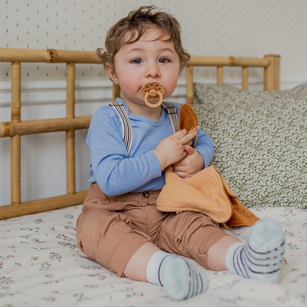 BIBS Kangaroo muslin sutteklud "Blush" (økologisk bomuld) - MamaMilla