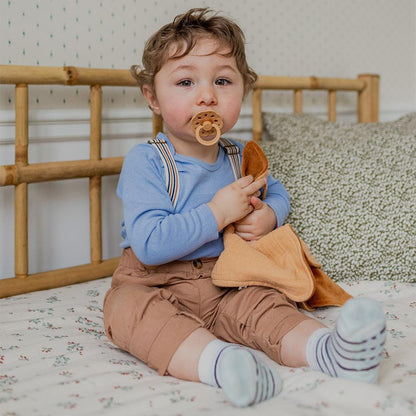 BIBS Kangaroo muslin sutteklud "Blush" (økologisk bomuld) - MamaMilla