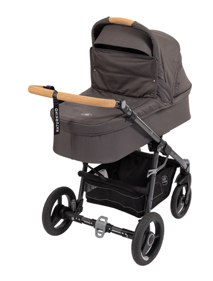 Naturkind Lux Evo Max - 96 cm - Topas (klar blå) - Barnevogn med langt liggemål - MamaMilla