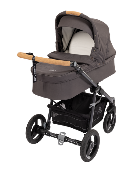 Naturkind Lux Evo Max - 96 cm - Topas (klar blå) - Barnevogn med langt liggemål - MamaMilla