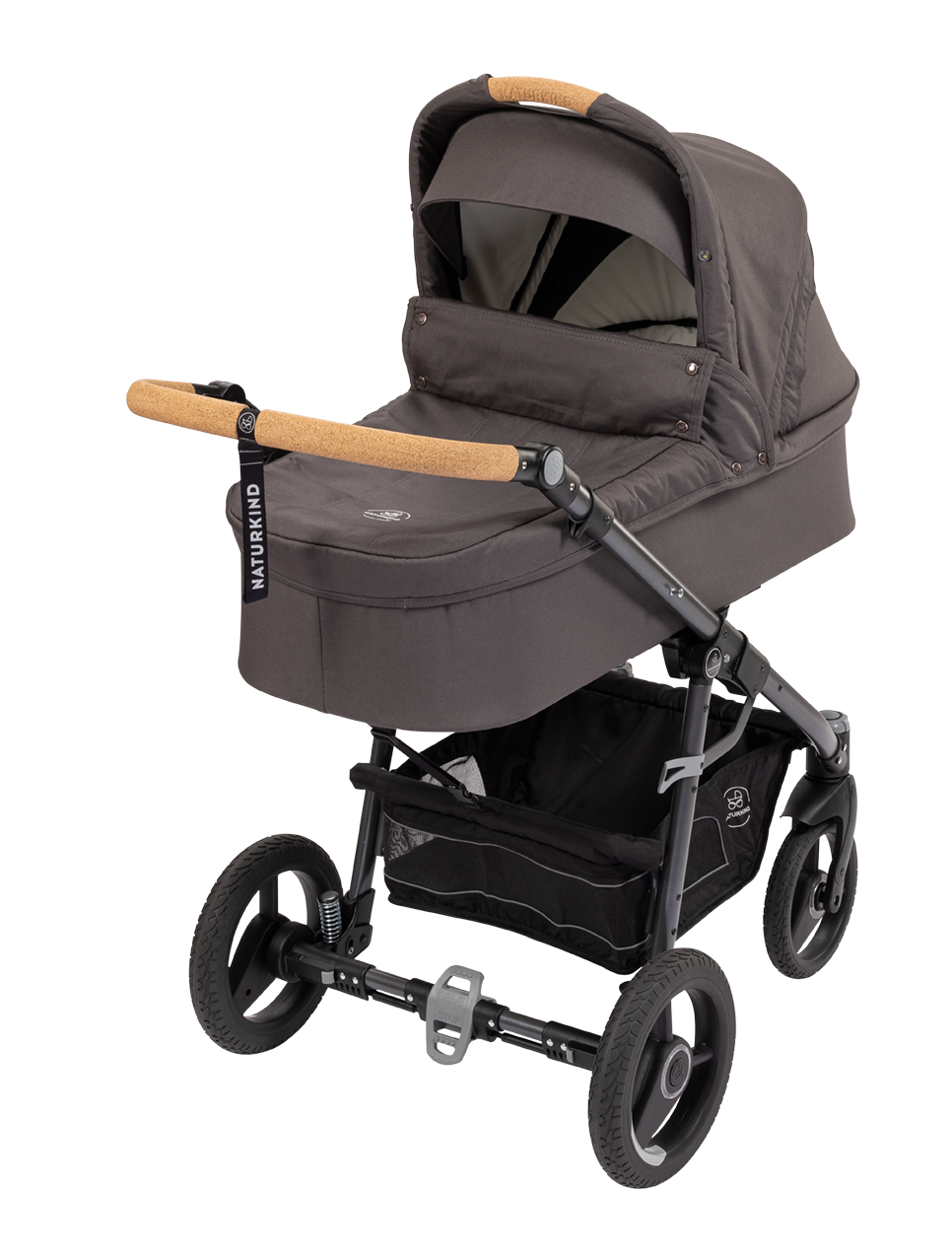 Naturkind Lux Evo Max - 96 cm - Topas (klar blå) - Barnevogn med langt liggemål - MamaMilla