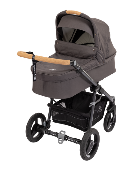 Naturkind Lux Evo Max - 96 cm - Topas (klar blå) - Barnevogn med langt liggemål - MamaMilla