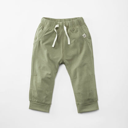 UV Bukser - Olive Green 6-12m - - MamaMilla