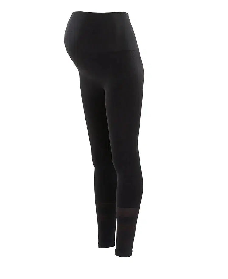Cache Coeur Trænings-leggings til gravide - Sort - Graviditetstøj - MamaMilla