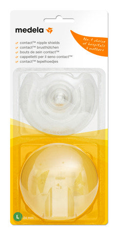 Medela Ammebrikker Brystskjold 2-Pak – str. L, 24 mm