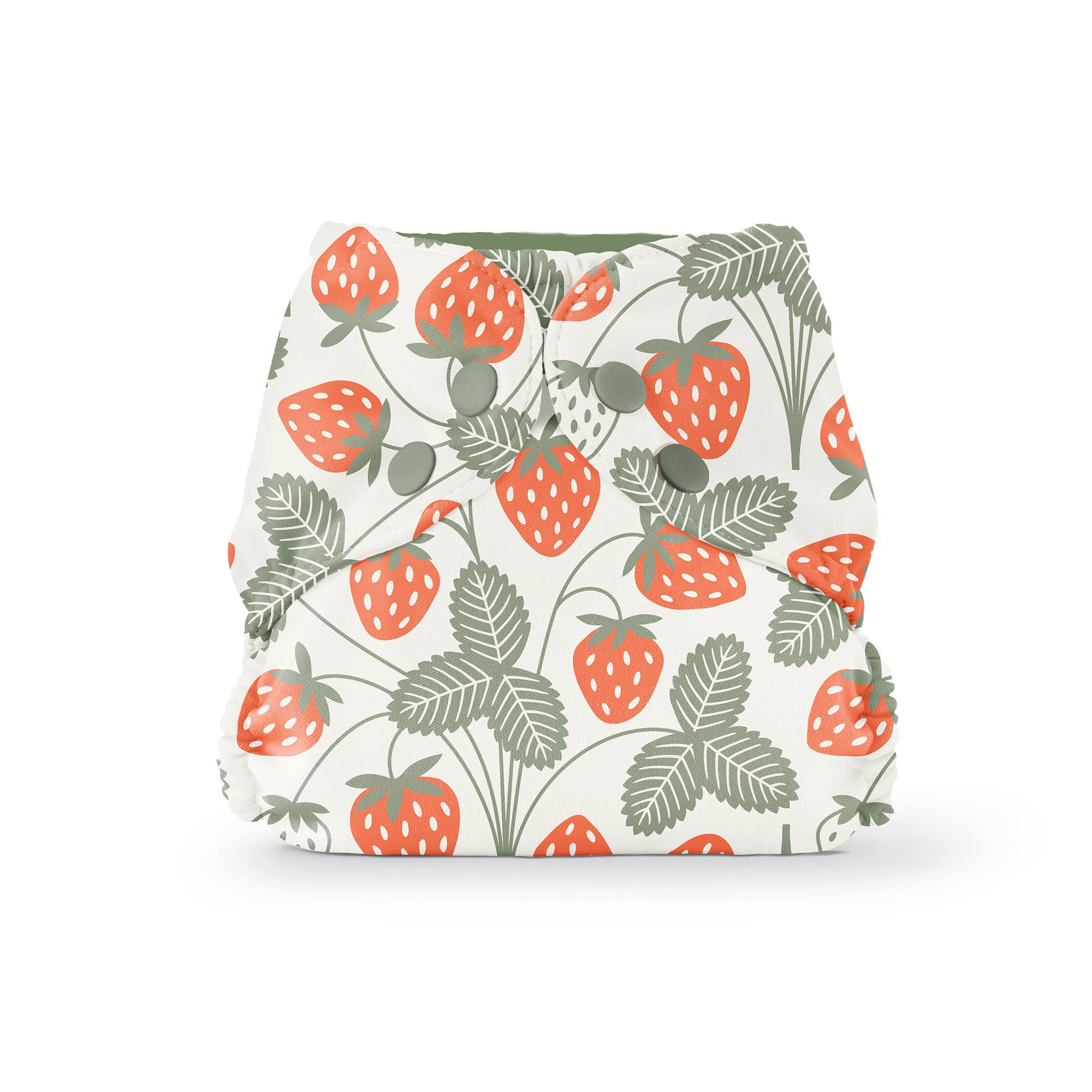 Outer (+ Swim Diaper): Winter Water Factory Strawberries / Size 2 (18-35 lbs) - - MamaMilla