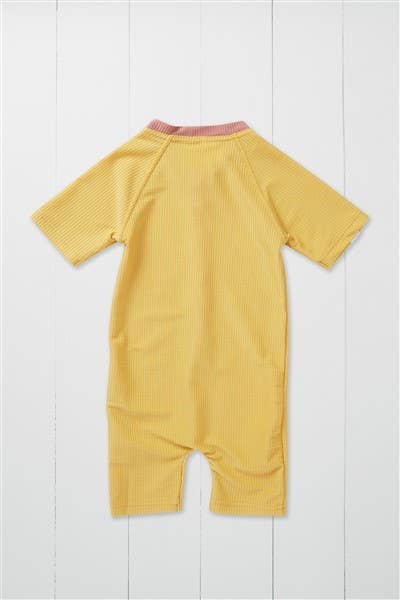 Grass &amp; Air ochre shortie badedragt set fra siden