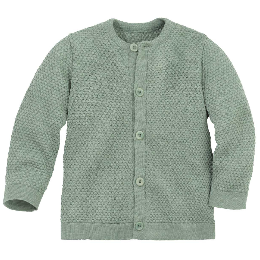 Disana Cardigan Børn Merinould - Grøn