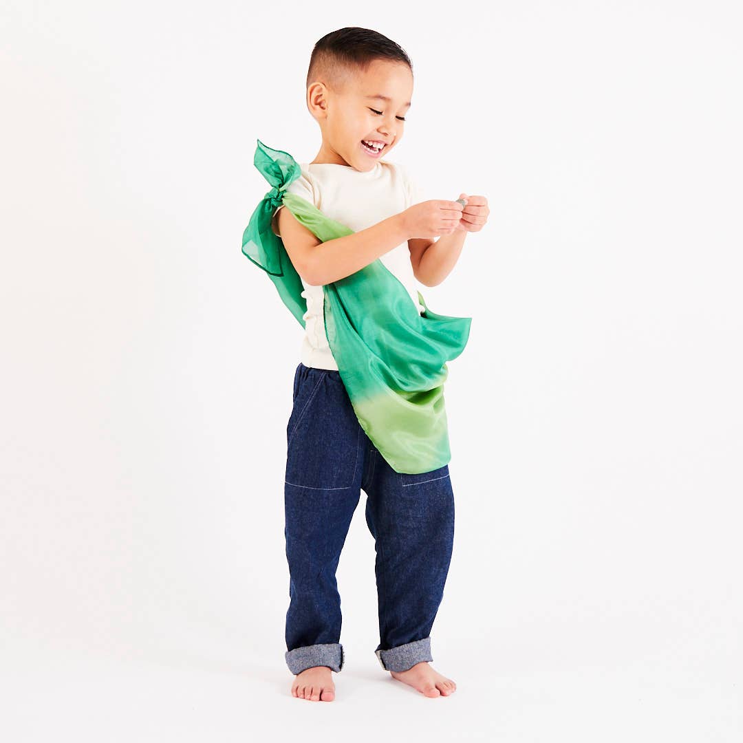 Sarahs Silk Earth Playsilks - Open-Ended 100% Silk, Natural Waldorf Toys: Desert - - MamaMilla