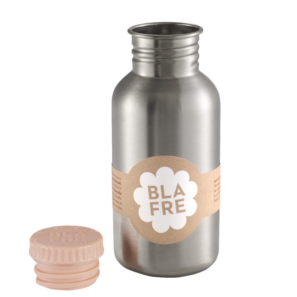 BLAFRE drikkedunk i rustfrit stål - 500 ml - Fersken - Drikkedunk i stål - MamaMilla