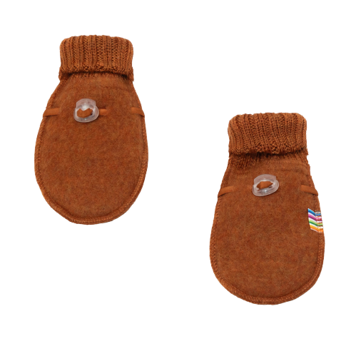 Joha mittens i uld - Orange - Vanter - MamaMilla