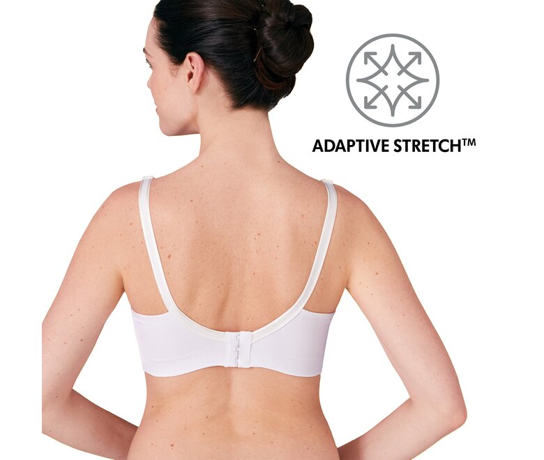 Medela Komfortabel 3-i-1 amme- og pumpe-BH, hvid, str. M - MamaMilla