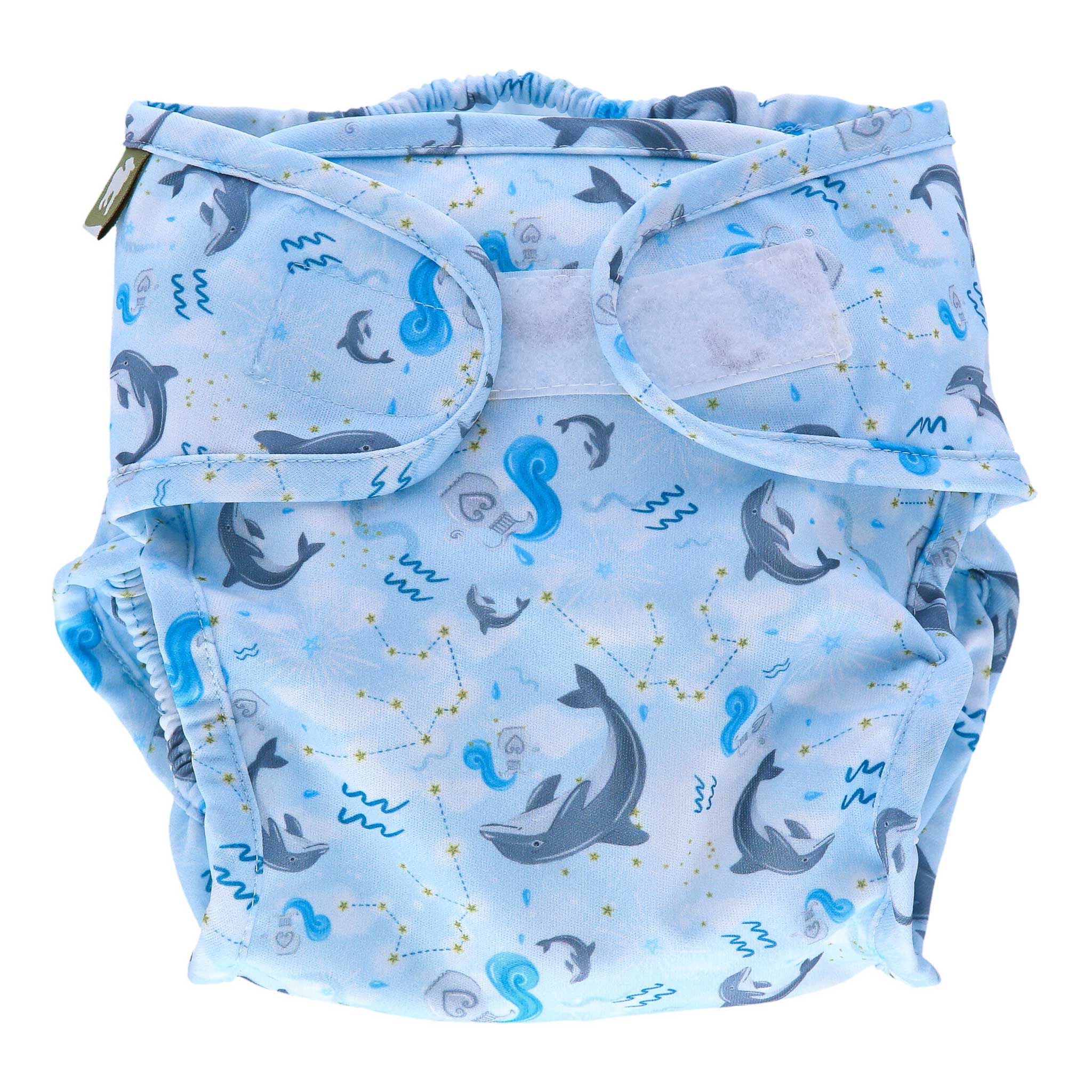 Aquarius Wrap - reusable nappy wrap - MamaMilla