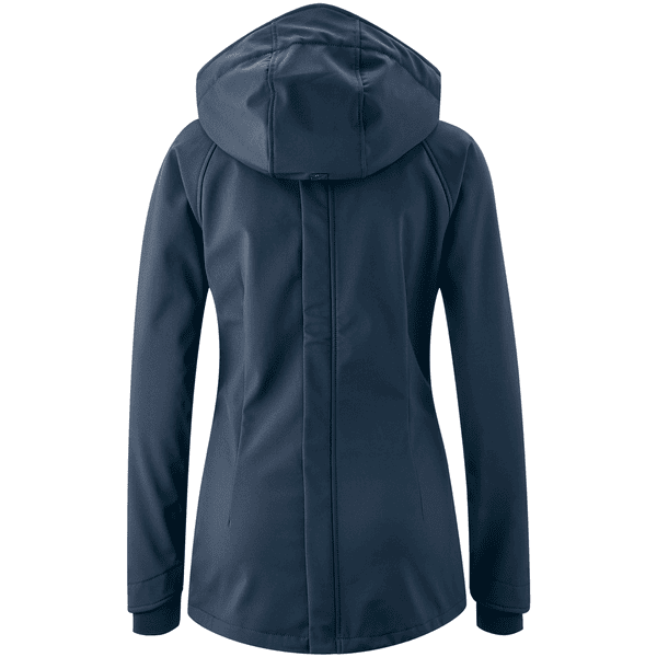 Mamalila 4i1 softshell bære- og graviditetsjakke også til rygbæring - Navy - Bærejakke - MamaMilla