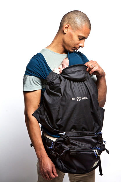 Love radius - CaravanBag - Multitaske og hip carrier i én - Sort - Pusletaske - MamaMilla