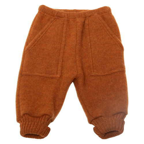 Joha tykke bukser i uld - Orange - Uldbukser - MamaMilla