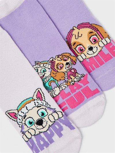 Name it 3 pack sokker med Paw patrol - Jumi - Sand Verbena - Sokker - MamaMilla