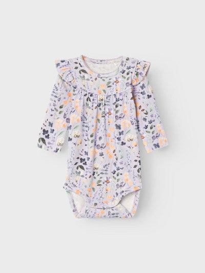 Name it body med flæser- Dussa - Blomster - Orchid Petal - Body - MamaMilla