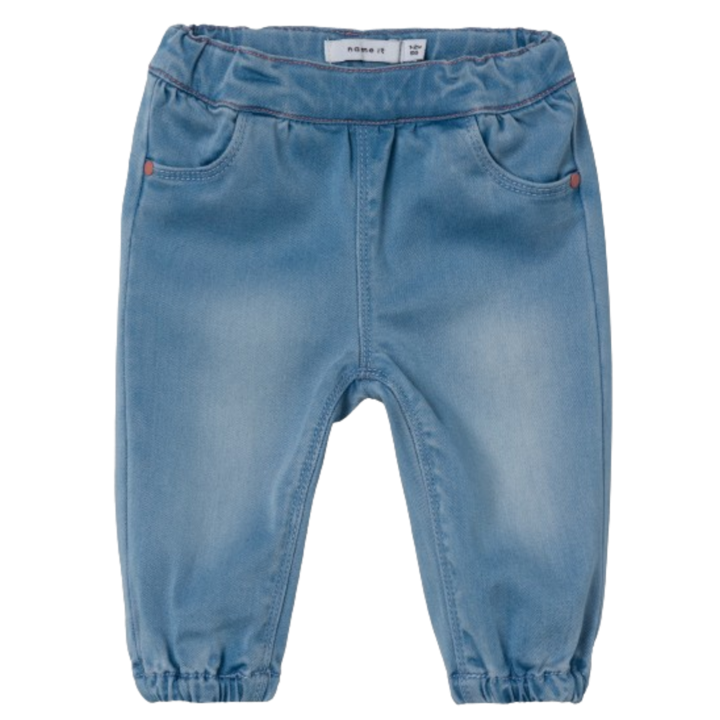 Name it bløde baggy jeans - Bella - Light Blue Denim - Bukser - MamaMilla