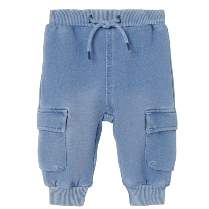 Name it bløde Baggy Cargo Jeans - Ben - Light blue denim - Bukser - MamaMilla