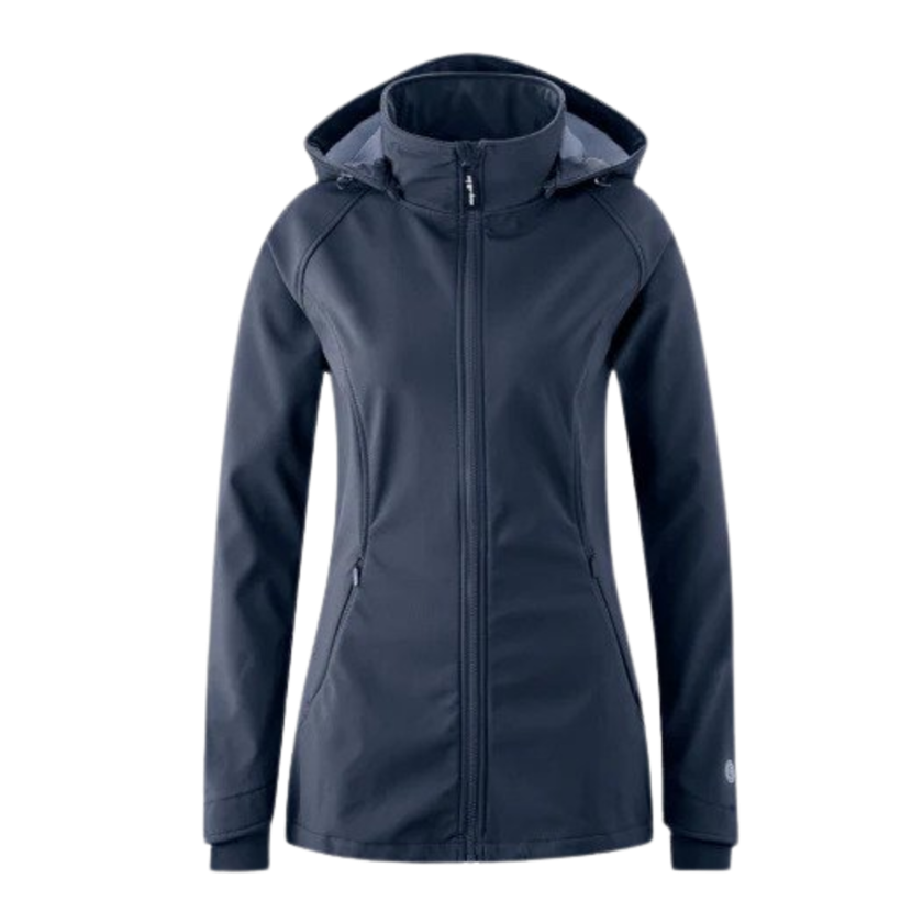 Mamalila 4i1 softshell bære- og graviditetsjakke også til rygbæring - Navy - Jakke - MamaMilla